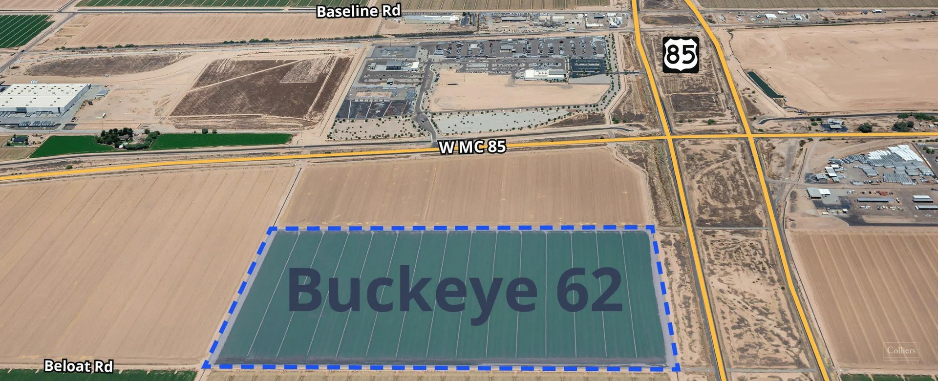 Industrial Land for Sale or Ground Lease in Buckeye — Lease in Buckeye, AZ, photo 2 of 7