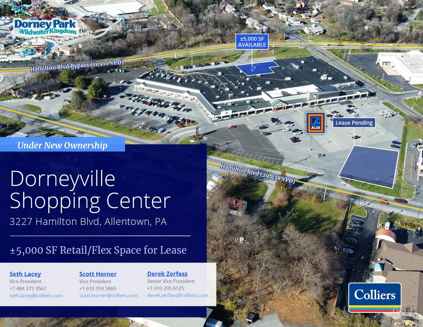 Dorneyville Shopping Center +/-5,000 SF Retail/Flex Space for Lease