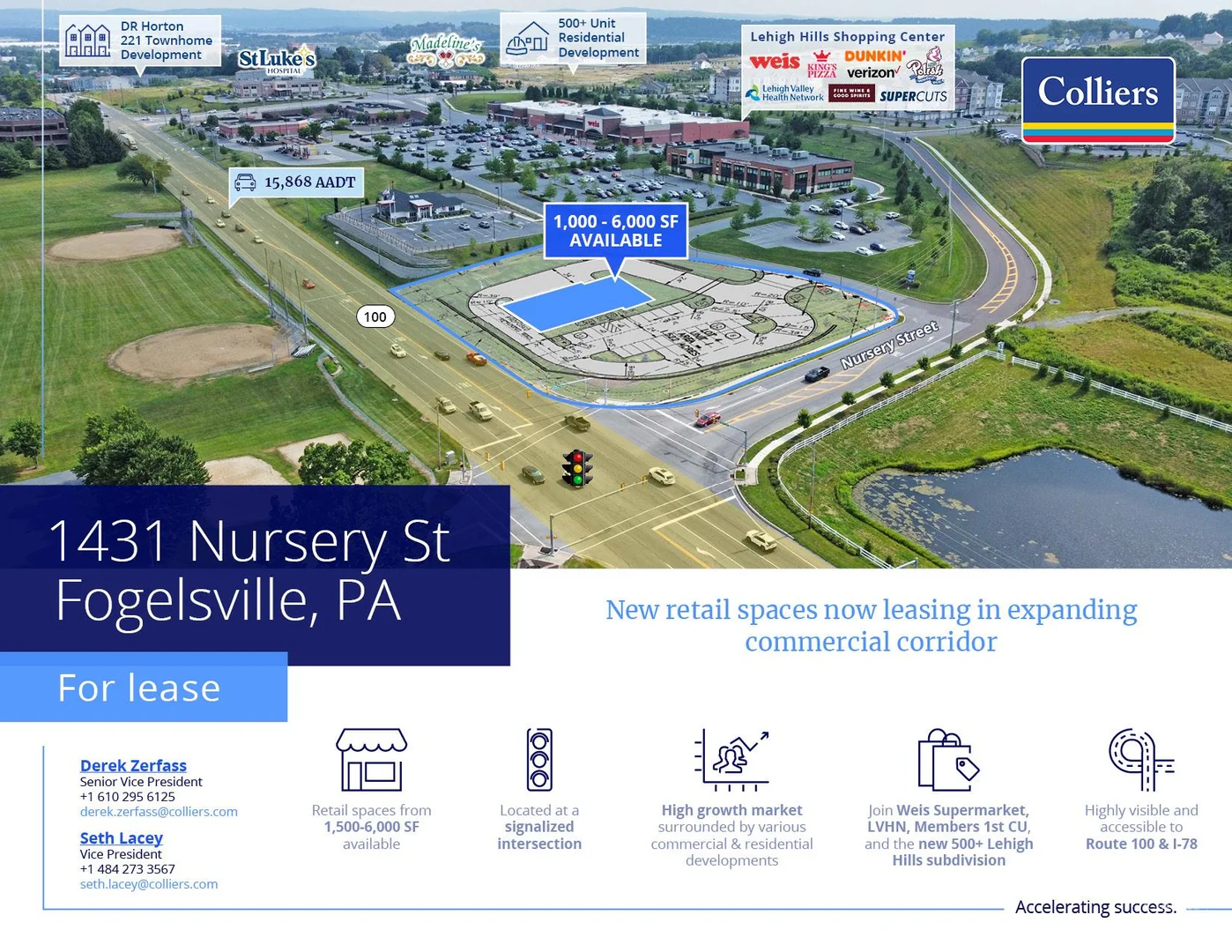 New Retail Spaces Now Leasing in Expanding Commercial Corridor