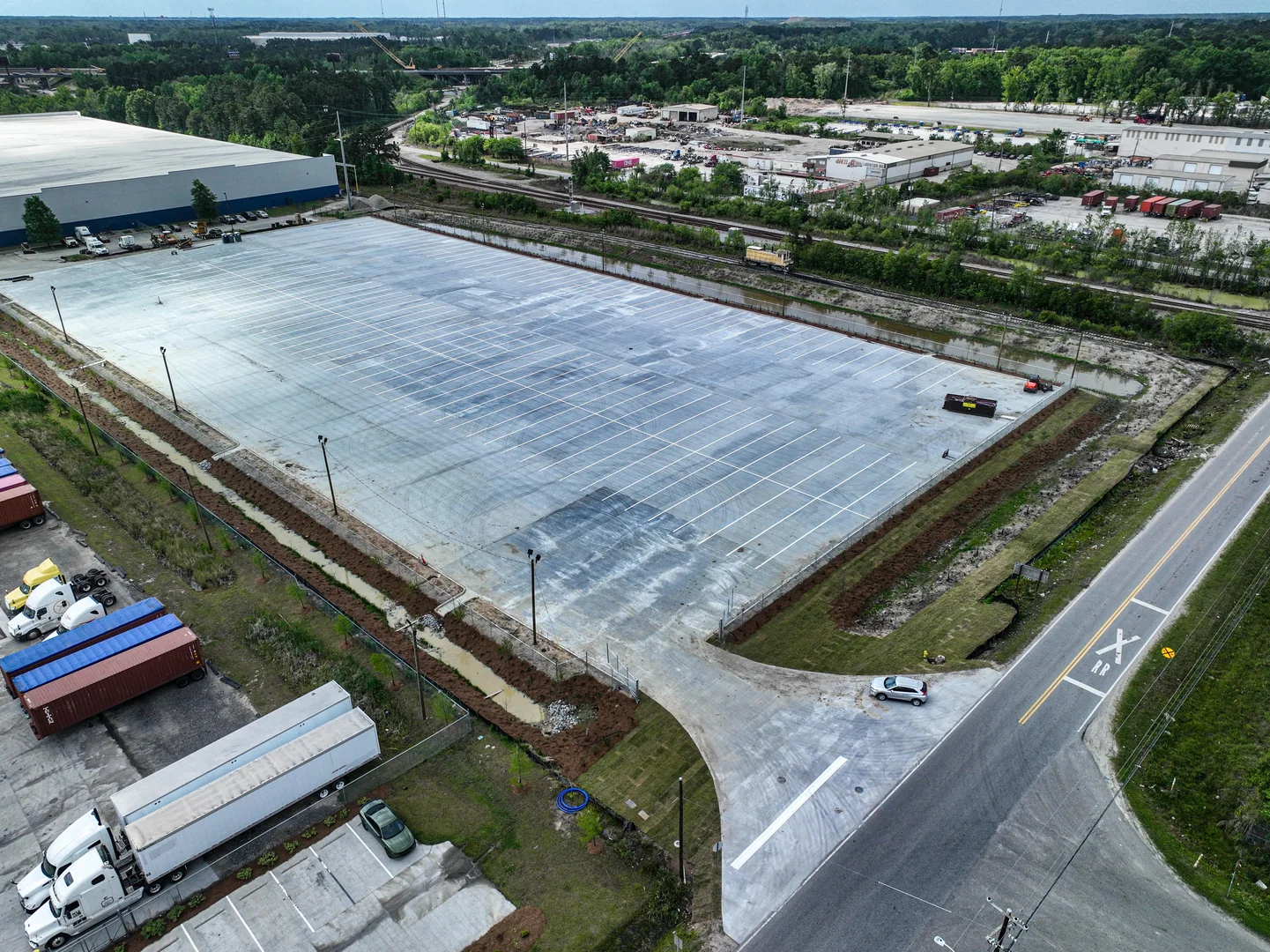 Newly Constructed Trailer Yard - land for sale in Savannah, GA