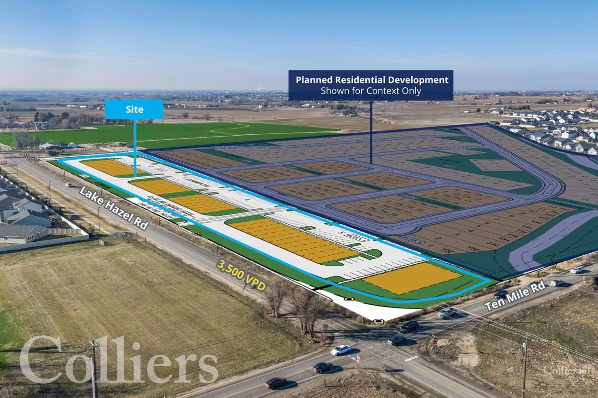 Hazelcrest Estates Commercial Pads — Lease in Meridian, ID, photo 2 of 8