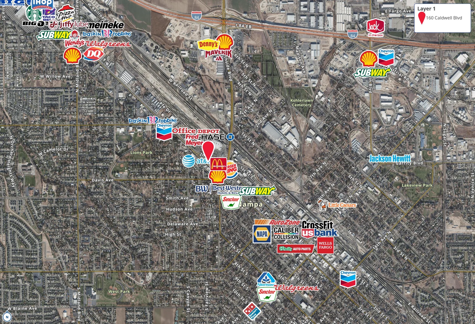 Boulevard Plaza | Retail Space for Lease — Lease in Nampa, ID, photo 1 of 8