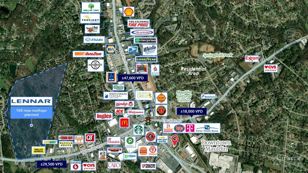 ±1.61-Acre Parcel for Sale or Ground Lease | Mauldin,… — Lease in Mauldin, SC, photo 8 of 8