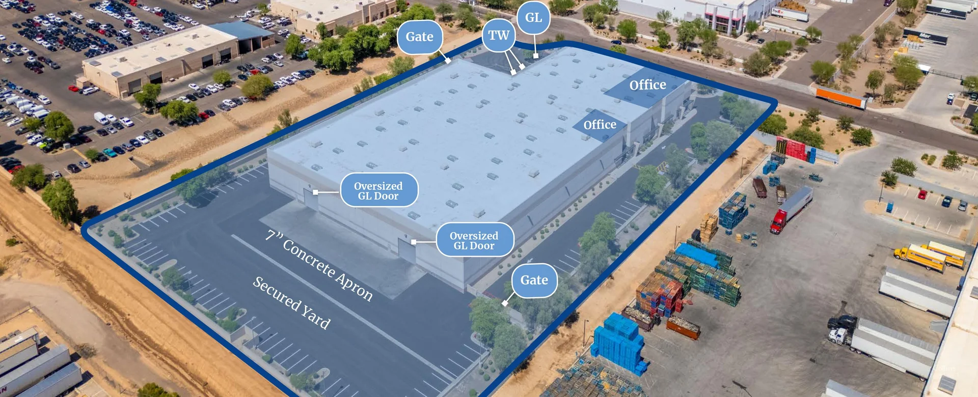 Industrial-Warehouse Building for Sale or Lease in… — Lease in Tolleson, AZ, photo 2 of 8