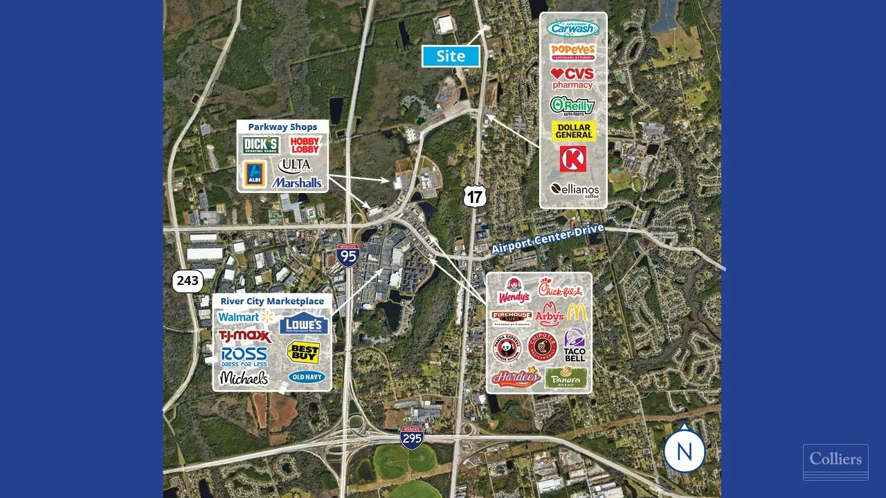 2.02± AC on Main Street and Parkway Boulevard — Lease in Jacksonville, FL, photo 2 of 8