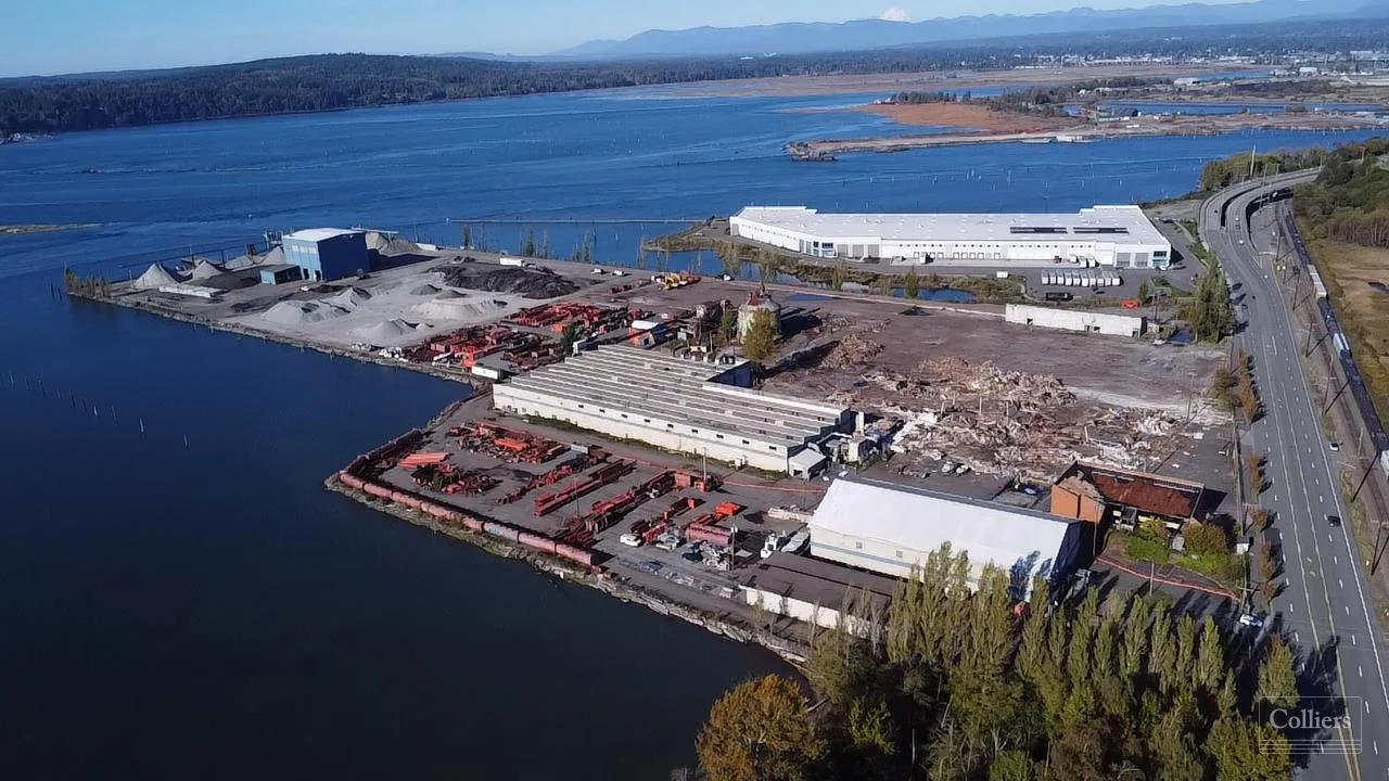 Industrial Outdoor Storage For Sale or Lease - ±21.36 acres with ±17,600 SF Building - land in Everett, WA