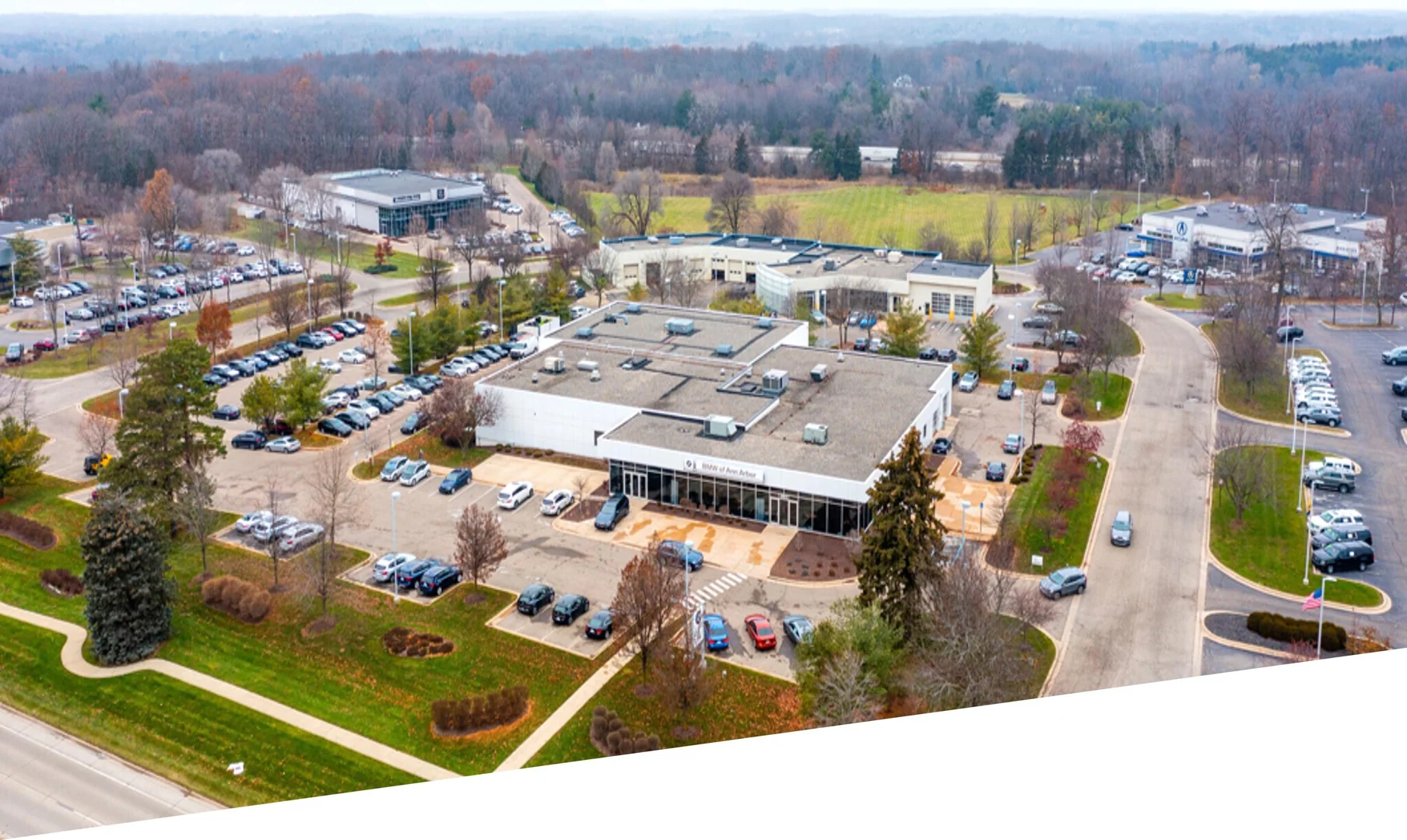 AVAILABLE > Auto Dealership and Service Shop Space — Lease in Ann Arbor, MI, photo 1 of 2