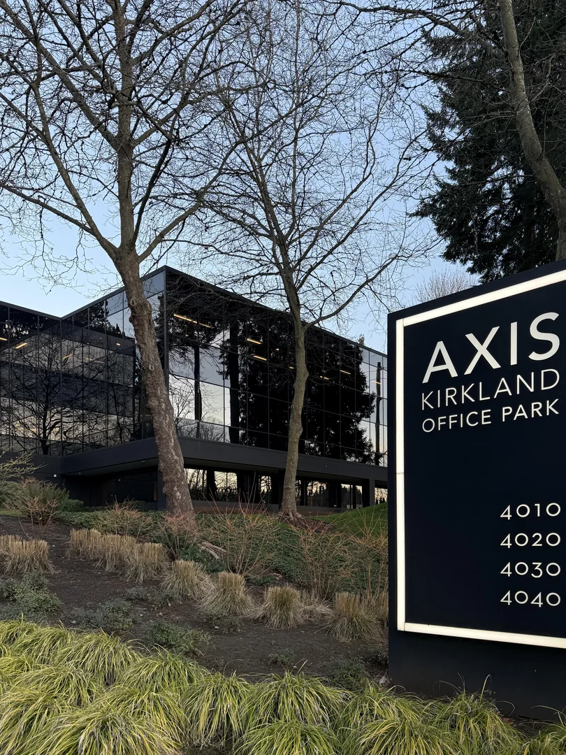 Office sublease available at Axis Kirkland Building