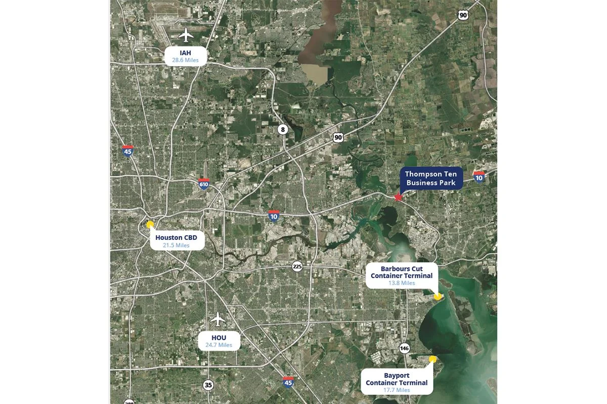 For Sublease I Thompson Ten Business Park — Lease in Baytown, TX, photo 2 of 2