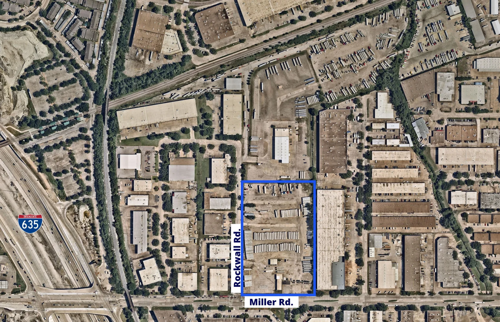 Industrial Outdoor Storage for Sublease - 10341 Miller Road, Dallas, TX
