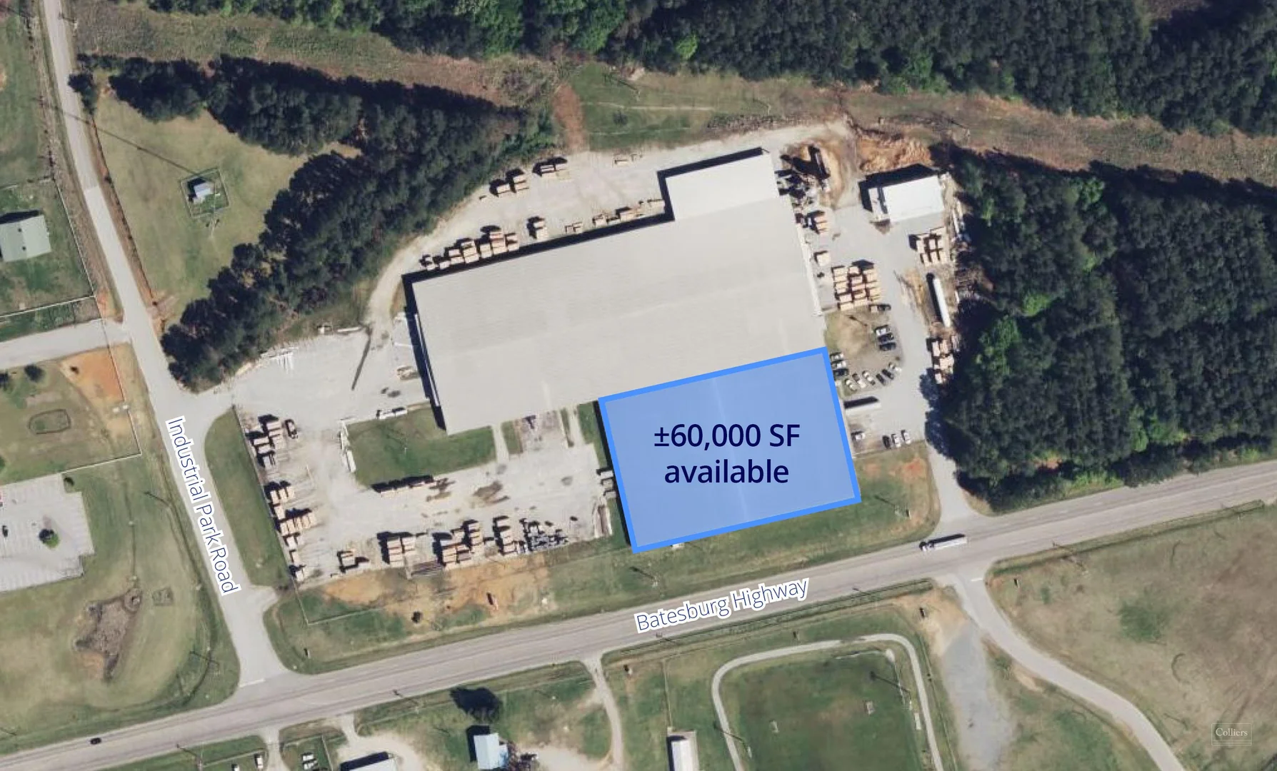 ±60,000 SF industrial space in Saluda, SC — Lease in Saluda, SC, photo 1 of 5
