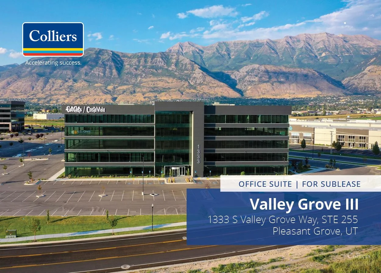 Valley Grove III Sublease — Lease in Pleasant Grove, UT, photo 1 of 8
