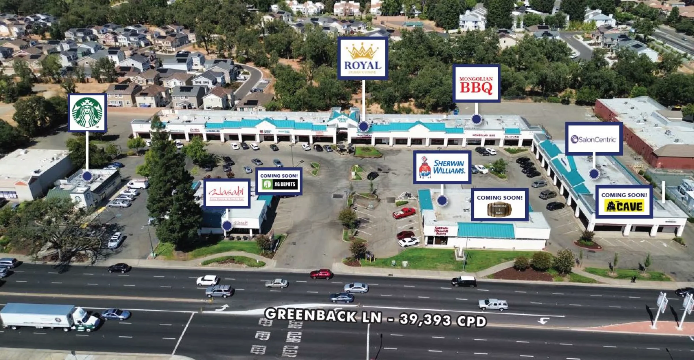 Greenback Square - retail in 8035 Greenback Ln Citrus Heights, CA