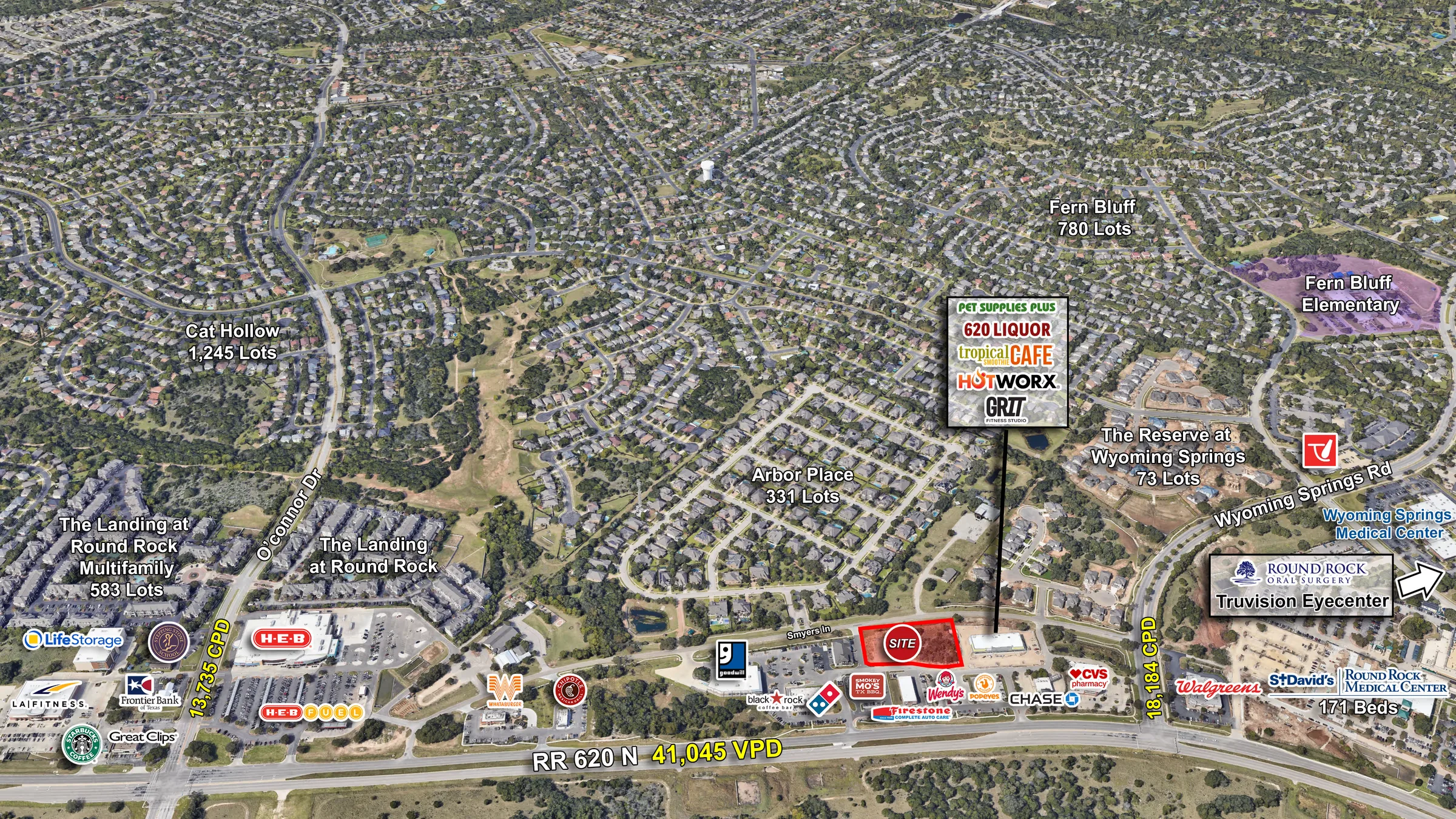 Point at 620 – Smyers IIII - retail for sale in 17301 Smyers Ln Round Rock, TX
