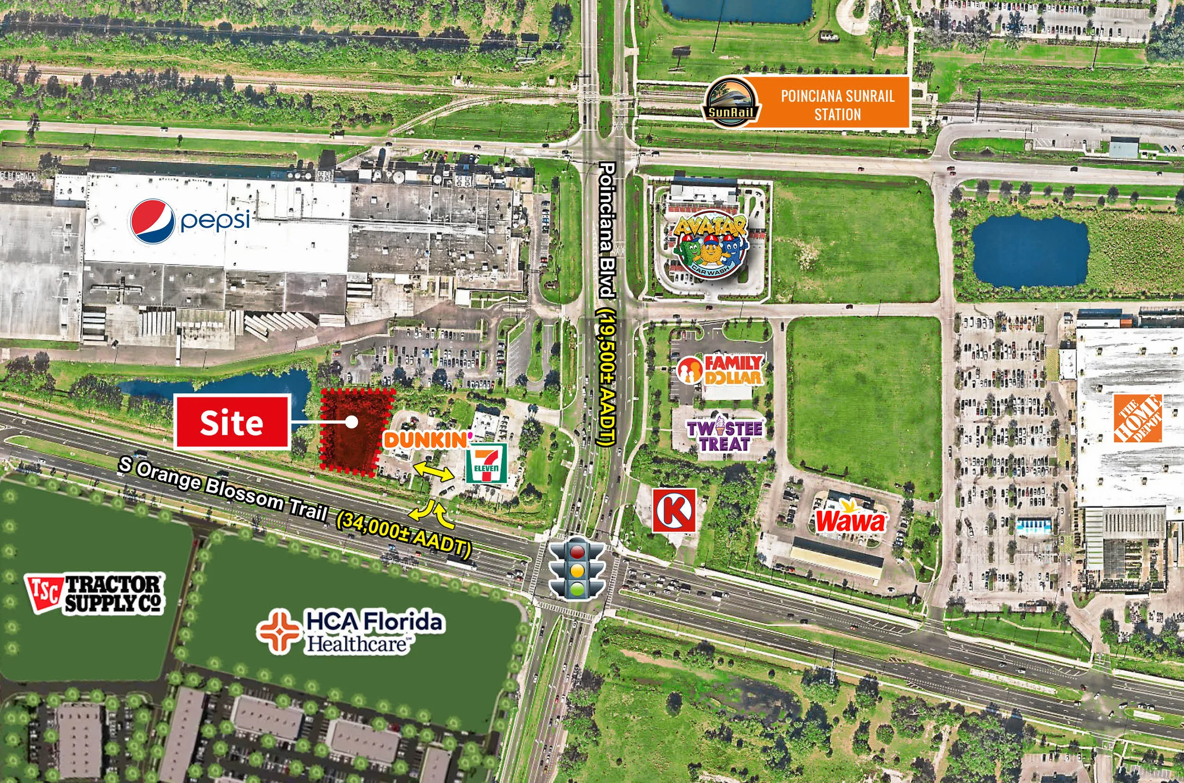 Orange Blossom Trail & Poinciana Blvd