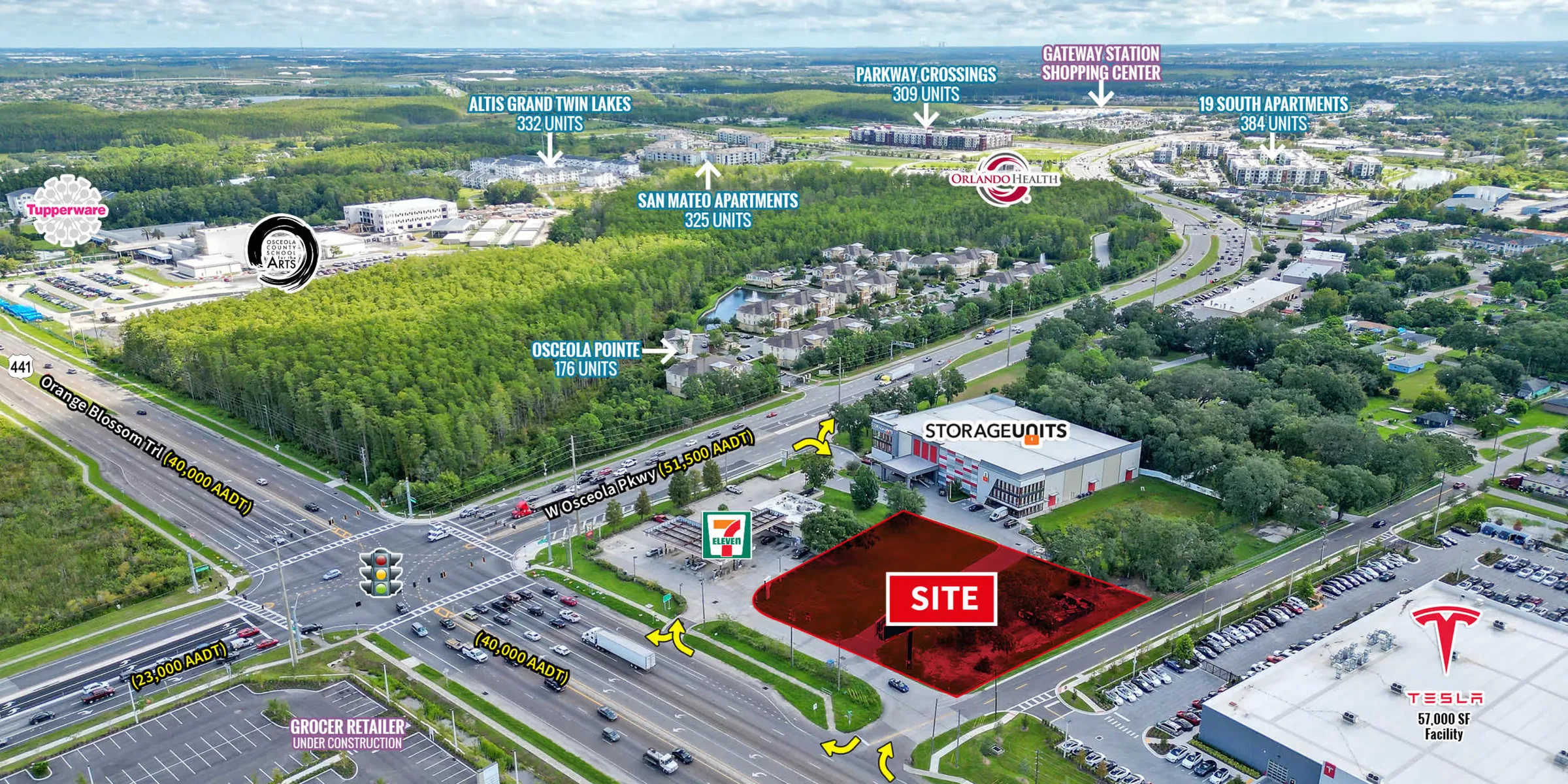 OBT & Osceola Pkwy - land in W Osceola Pkwy & Orange Blossom Trl Kissimmee, FL