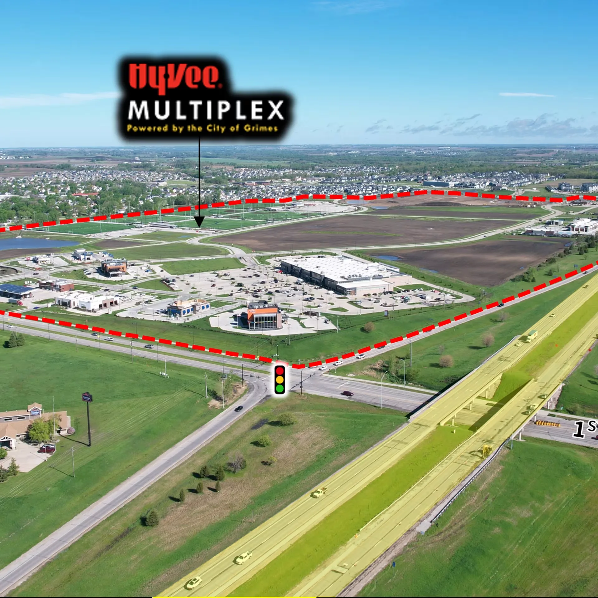 Hope District at Hy-Vee Multiplex - land in Highway 141 Grimes, IA