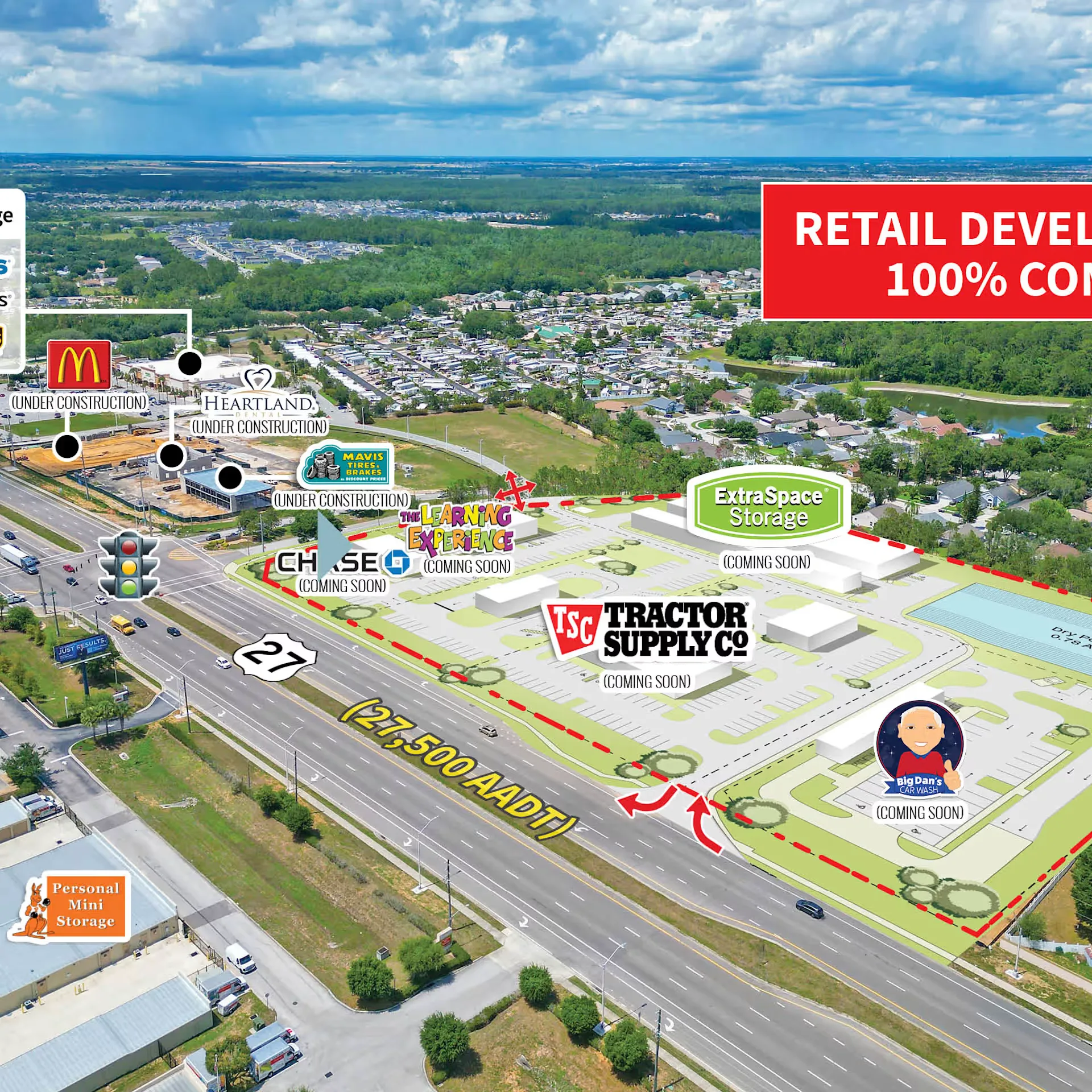 SEC Hwy 27 and Golden Eagle Blvd — Lease in Clermont, FL, photo 1 of 1