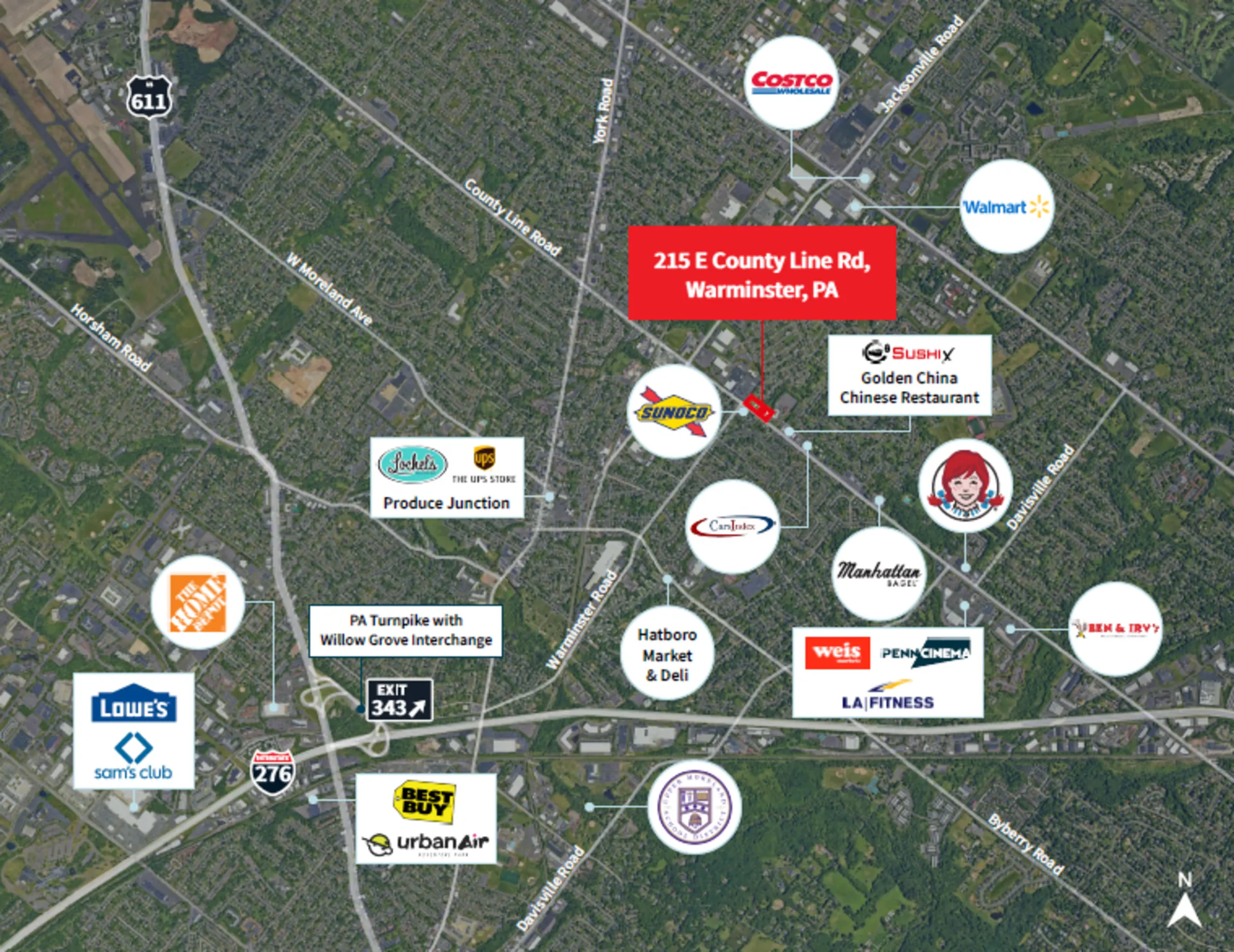 215 E County Line Rd — Lease in Warminster, PA, photo 2 of 2