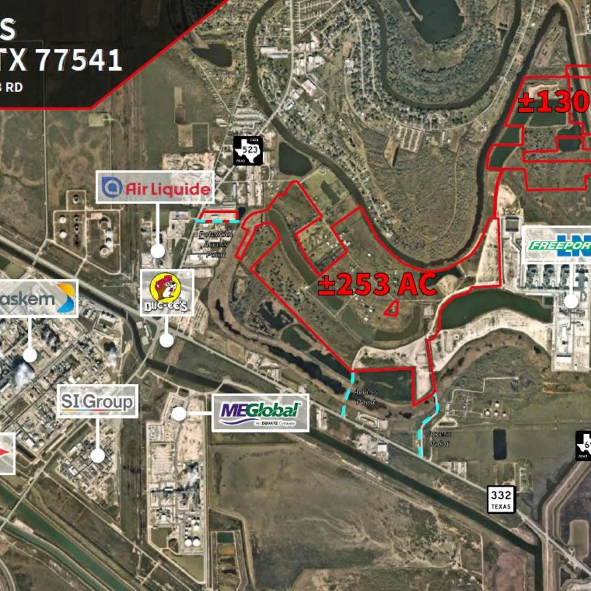 ±383 ACRES - Freeport, TX 77541 — Sale in Freeport, TX, photo 1 of 1