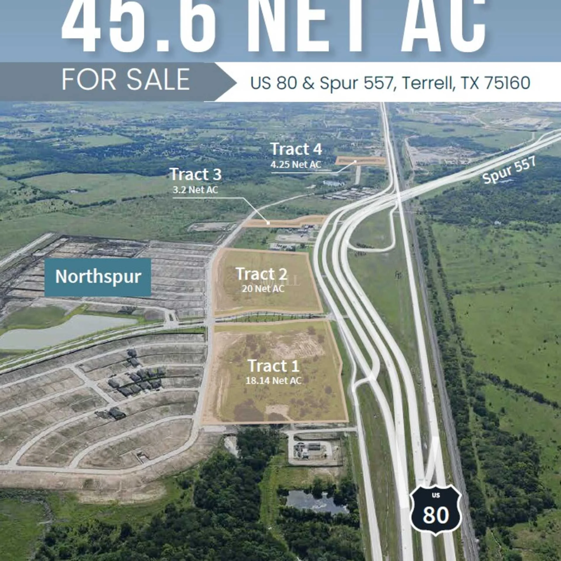 US HWY 80 and Spur 557 — Sale in Terrell, TX, photo 3 of 4