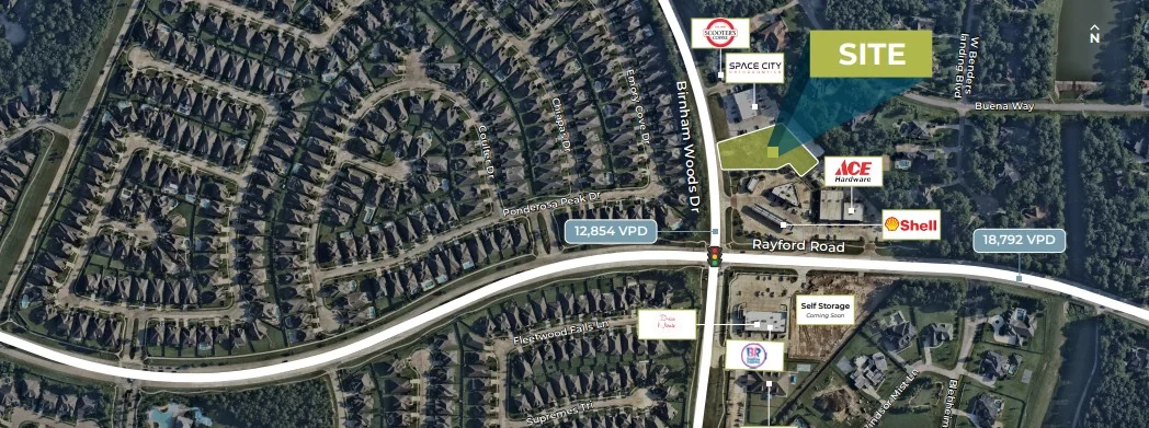 NEQ Birnham Woods Dr - land in Spring, TX