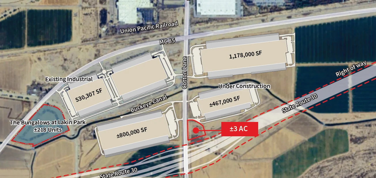 SEC Cotton Ln & Buckeye Canal — Sale in Goodyear, AZ, photo 1 of 4