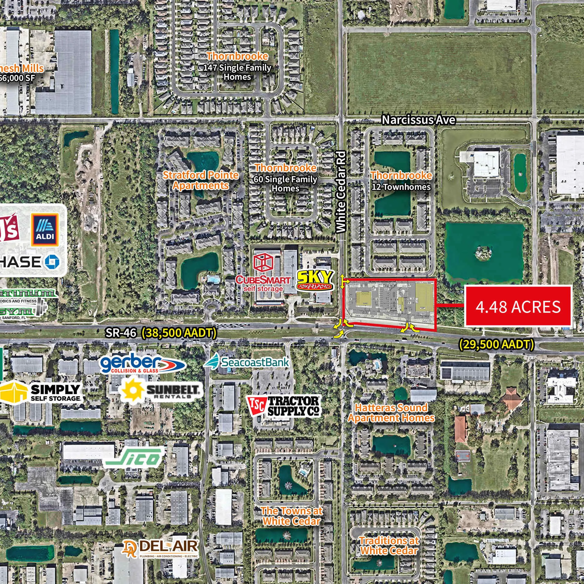 Sanford Development 4.48 Acres — Sale in Sanford, FL, photo 1 of 1