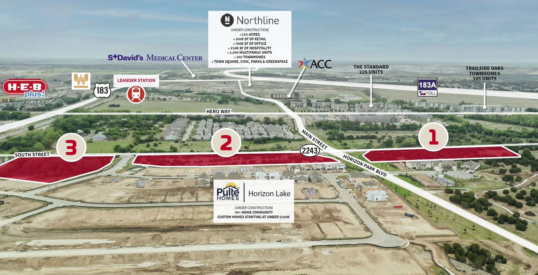 RM 2243/South Street - land in Leander, TX