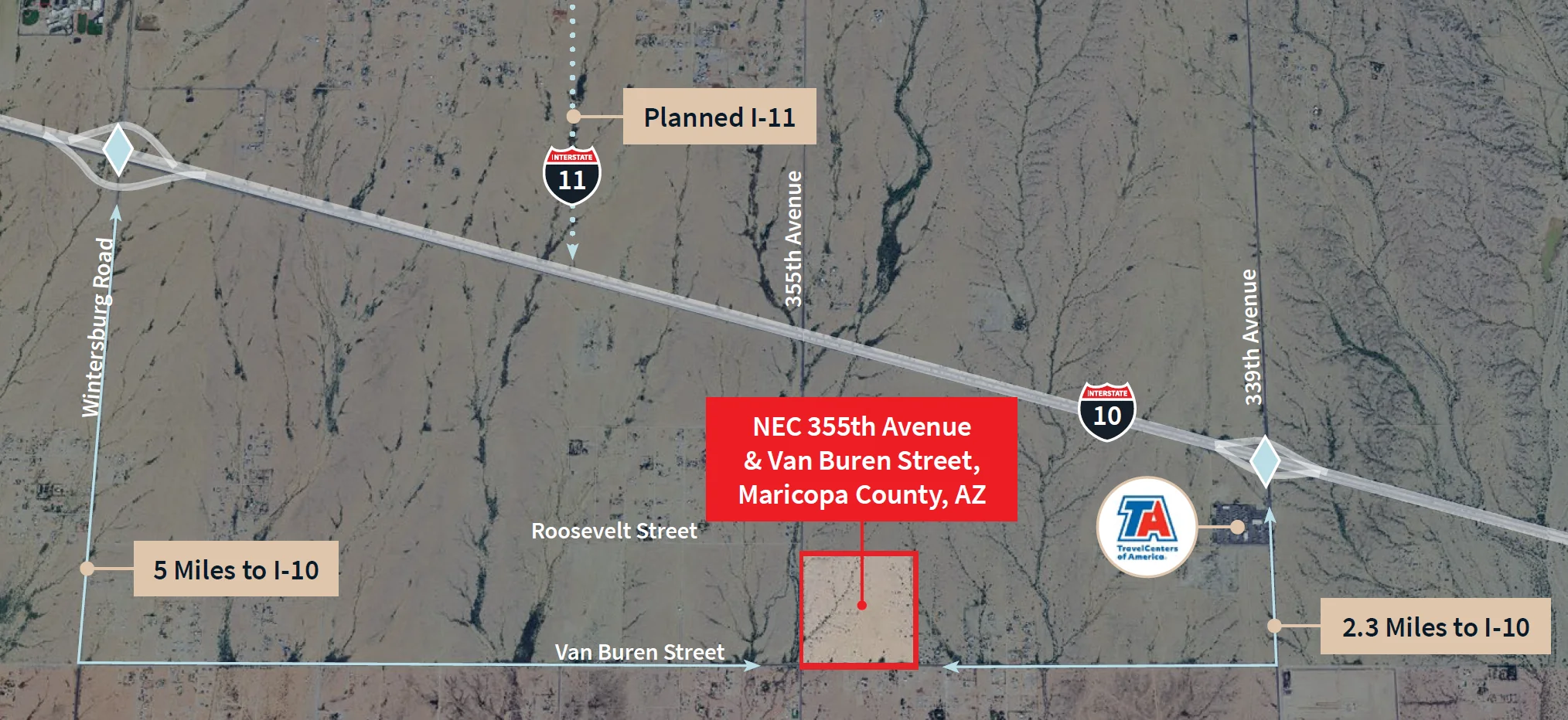 0 Van Buren St - NEC 355th Ave & Van Buren St — Sale in Tonopah, AZ, photo 1 of 4