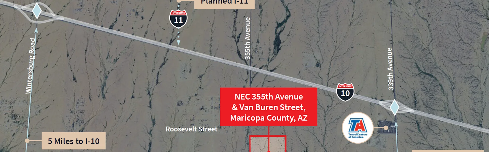 0 Van Buren St - NEC 355th Ave & Van Buren St — Sale in Tonopah, AZ, photo 4 of 4