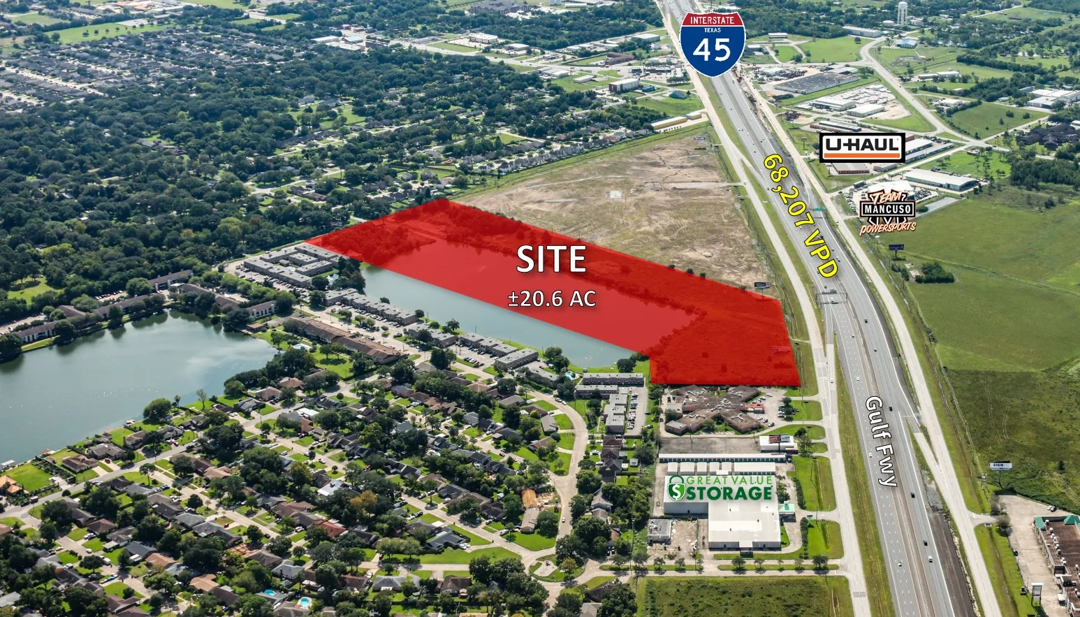 I-45 between FM 1764 and FM 1765 — Sale in Texas City, TX, photo 1 of 4