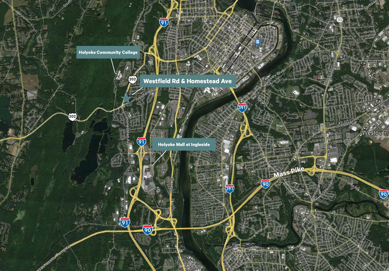 Westfield Road & Homestead Avenue, Route 202 — Sale in Holyoke, MA, photo 1 of 1