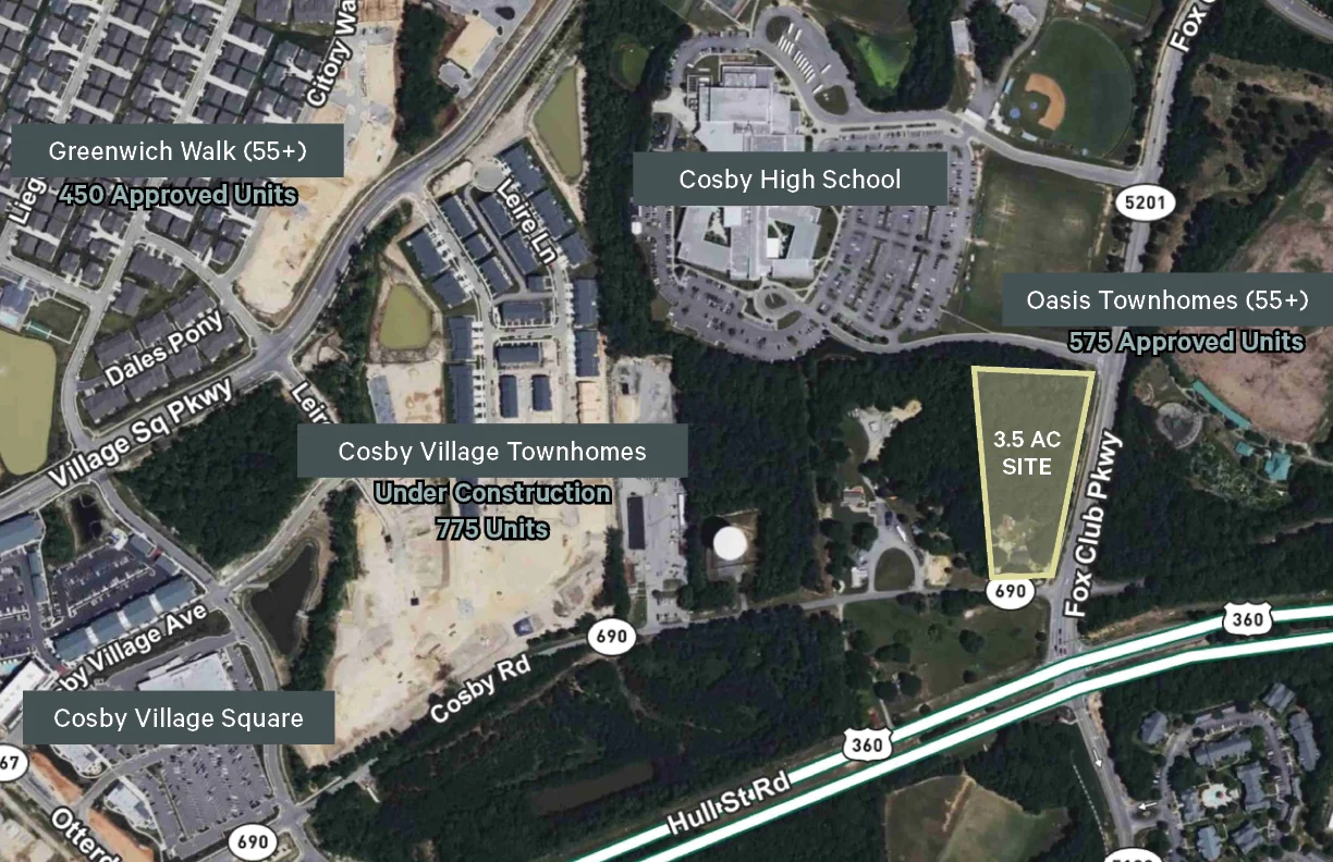3.5 Acres Near Cosby Village — Sale in Chesterfield, VA, photo 1 of 2