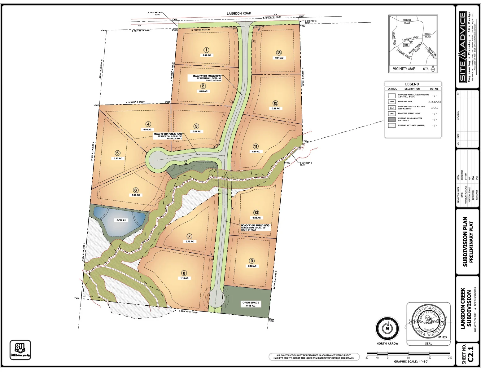 Land in Angier, NC — Sale in Angier, NC, photo 2 of 3