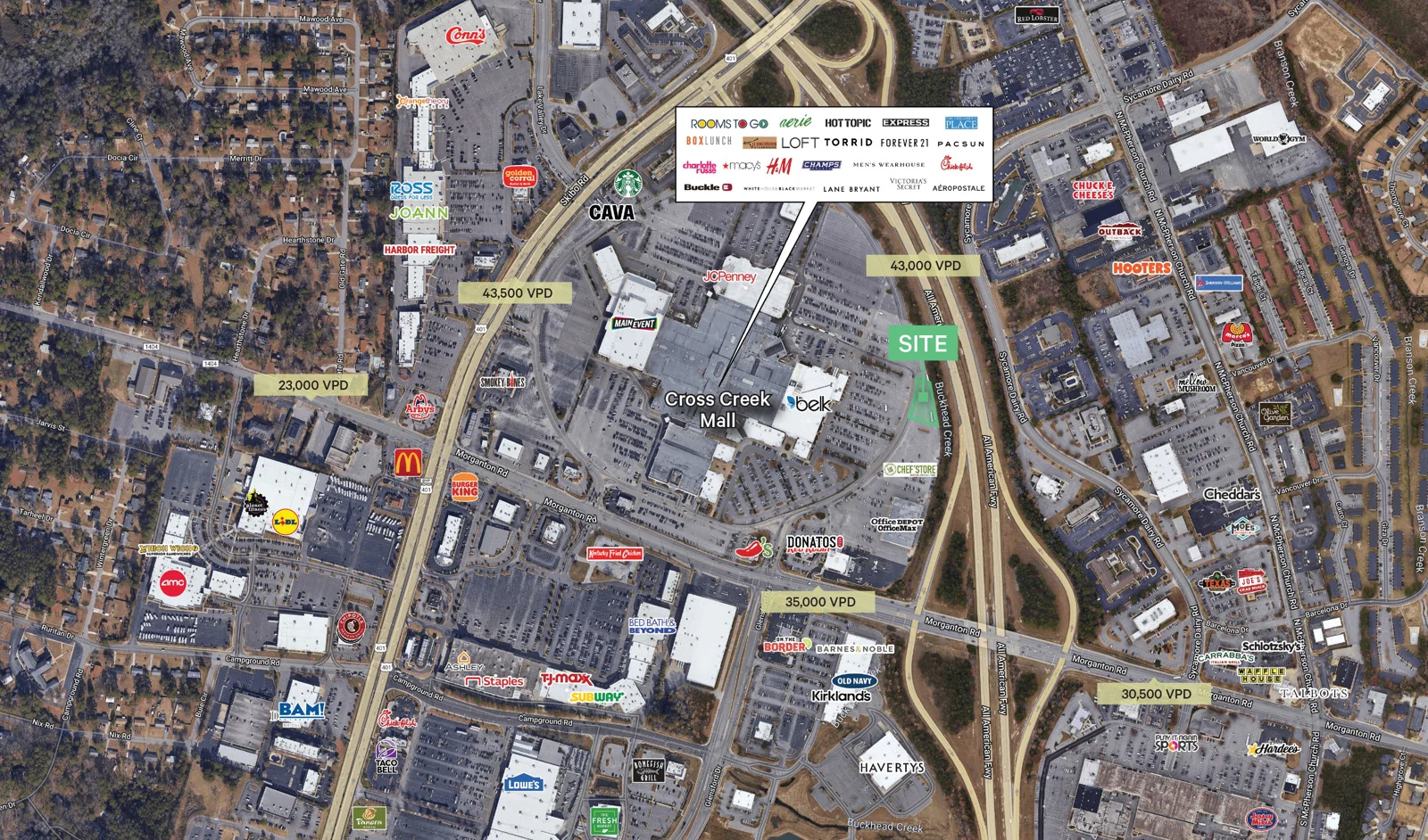 511 Cross Creek Mall Outparcel — Sale in Fayetteville, NC, photo 2 of 2