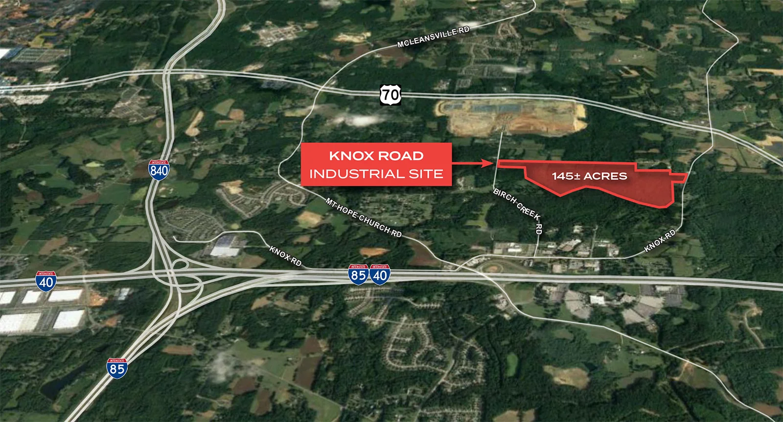 Knox Road Industrial Site — Sale in Mcleansville, NC, photo 1 of 2