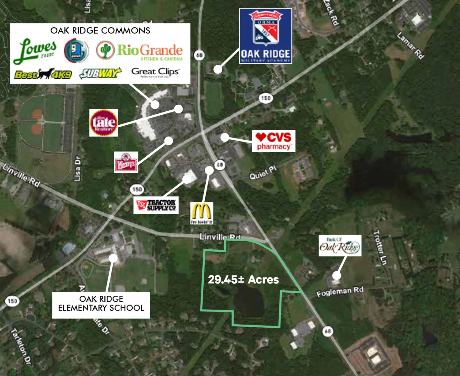 Linville Rd. Land — Sale in Oak Ridge, NC, photo 1 of 2