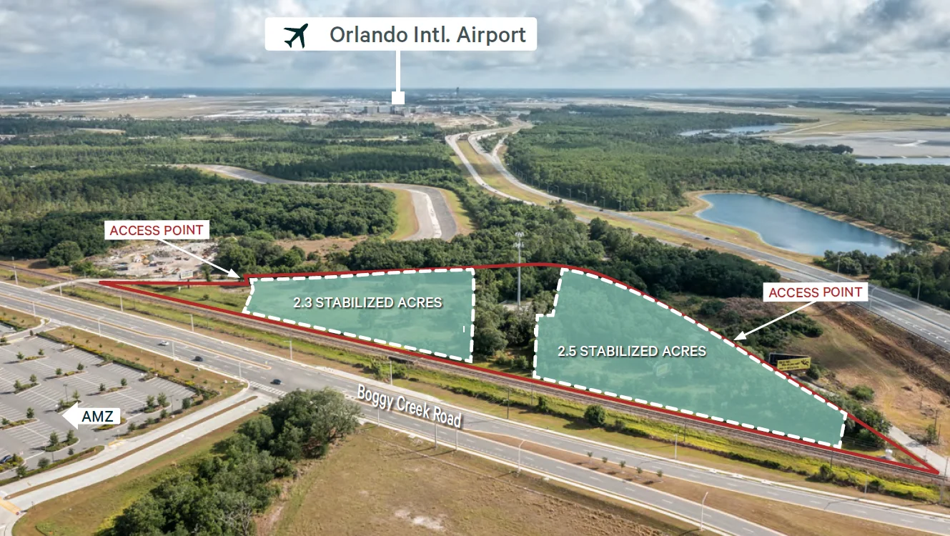 2.8 - 4.8 Acres (116 Parking Spaces) For Sale or Lease — Sale in Orlando, FL, photo 2 of 3