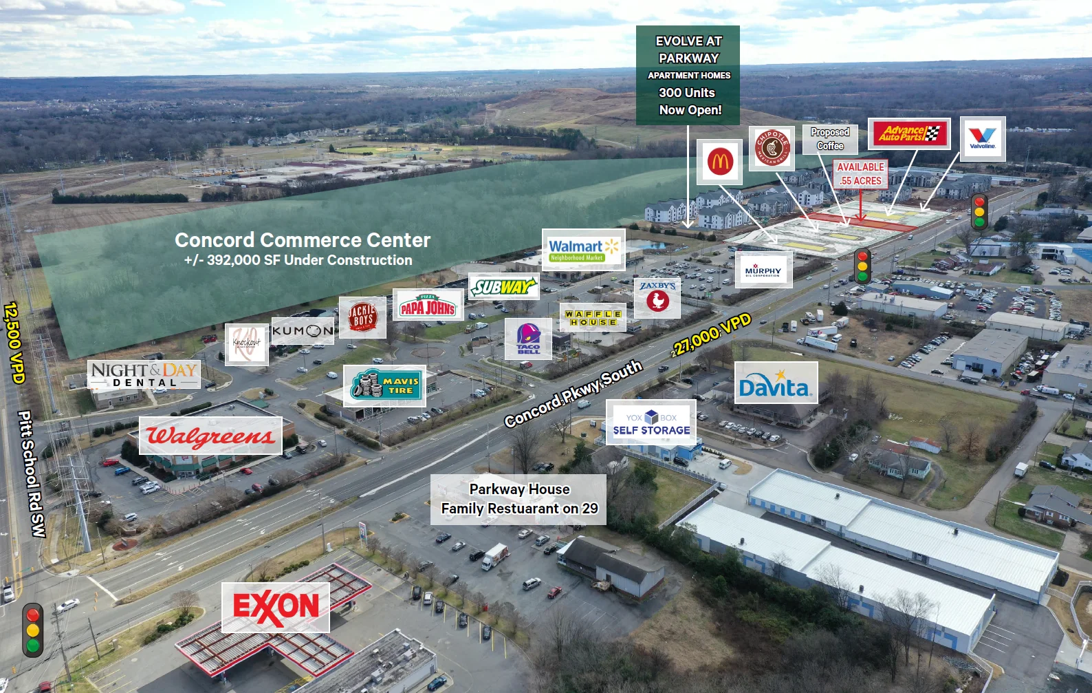 Parkway Commons — Lease in Concord, NC, photo 2 of 3