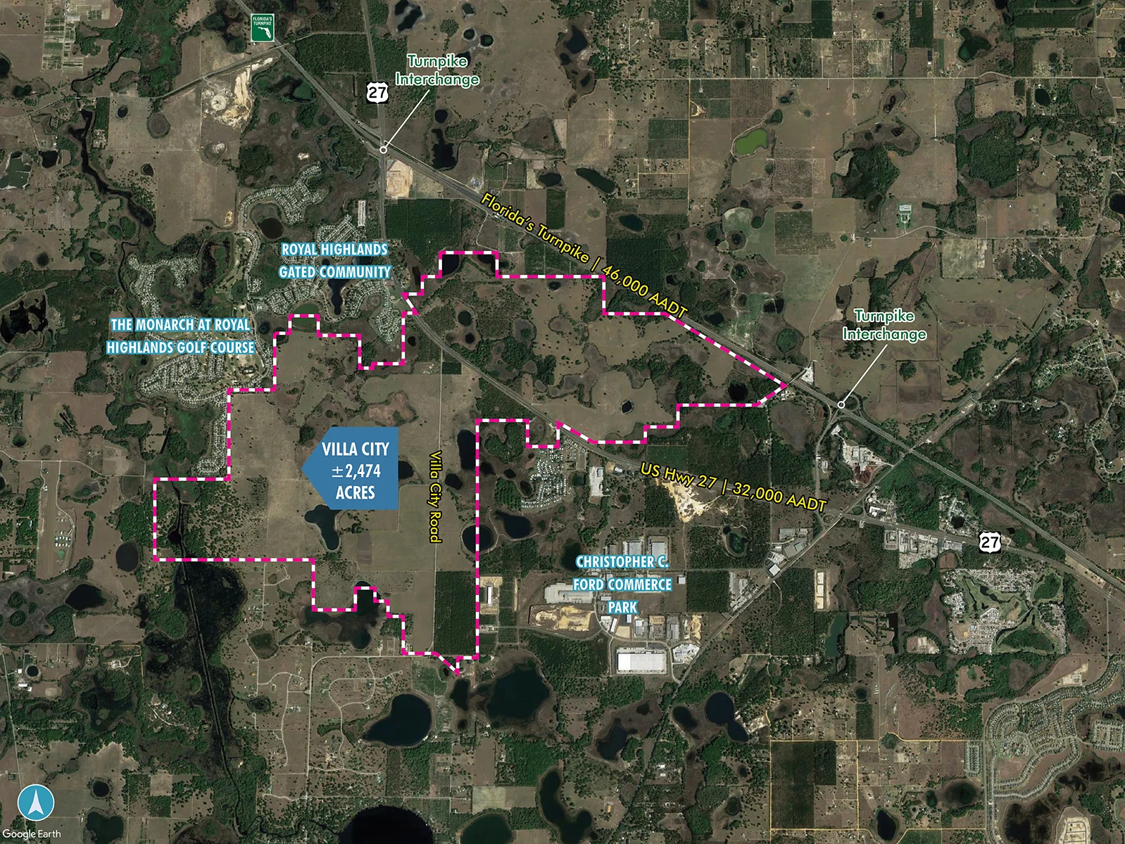 2,474 Acres | Villa City | Clermont FL — Sale in Groveland, FL, photo 1 of 2