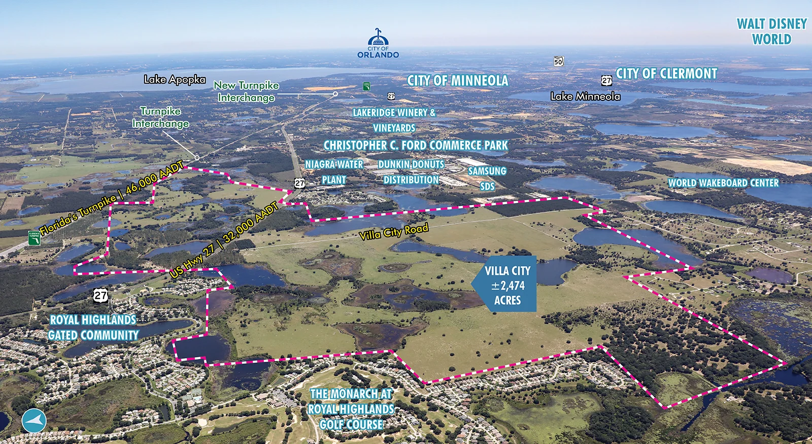 2,474 Acres | Villa City | Clermont FL — Sale in Groveland, FL, photo 2 of 2