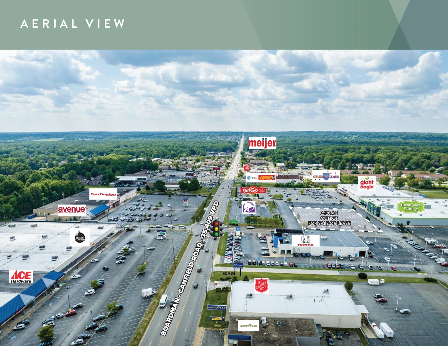 2.128 Acre Outlot — Lease in Youngstown, OH, photo 3 of 5
