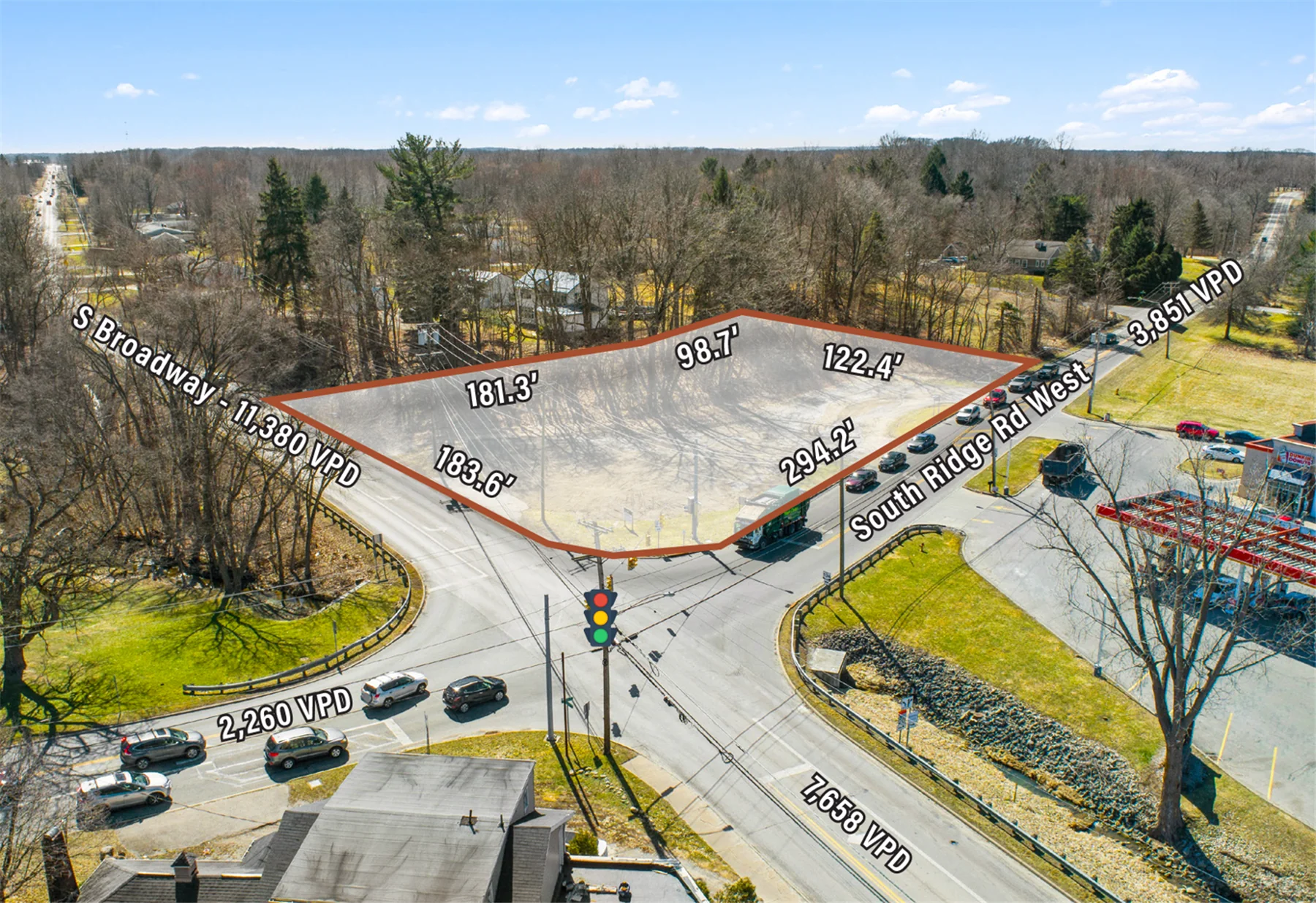 1 Acre Signalized Development Site — Sale in Geneva, OH, photo 2 of 3