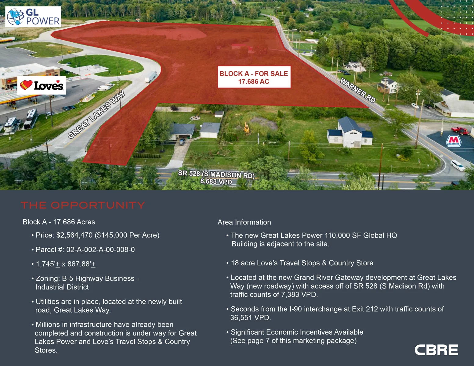 Grand River Gateway Development Site — Sale in Madison, OH, photo 2 of 6
