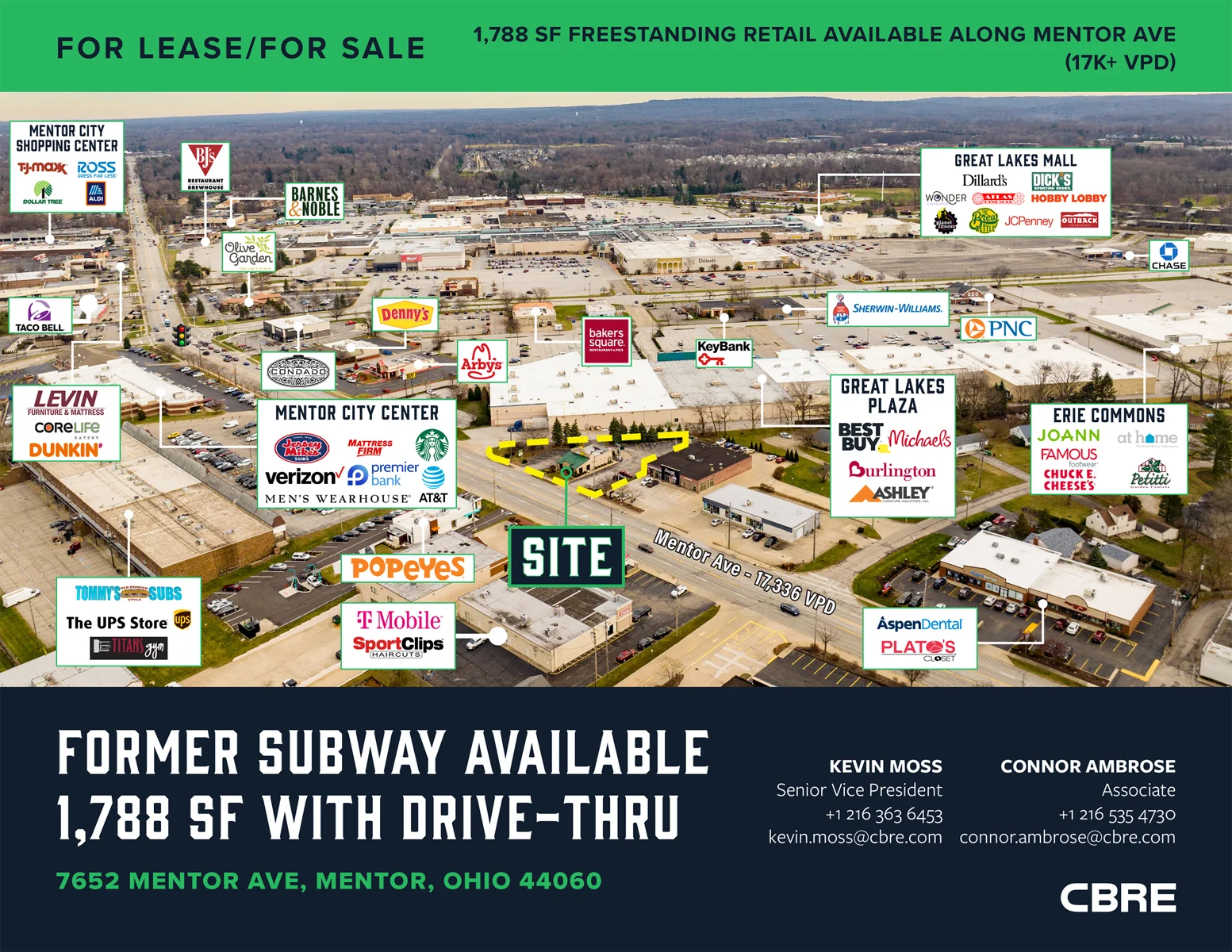1,788 SF Freestanding Retail Available Along Mentor… — Lease in Mentor, OH, photo 1 of 8