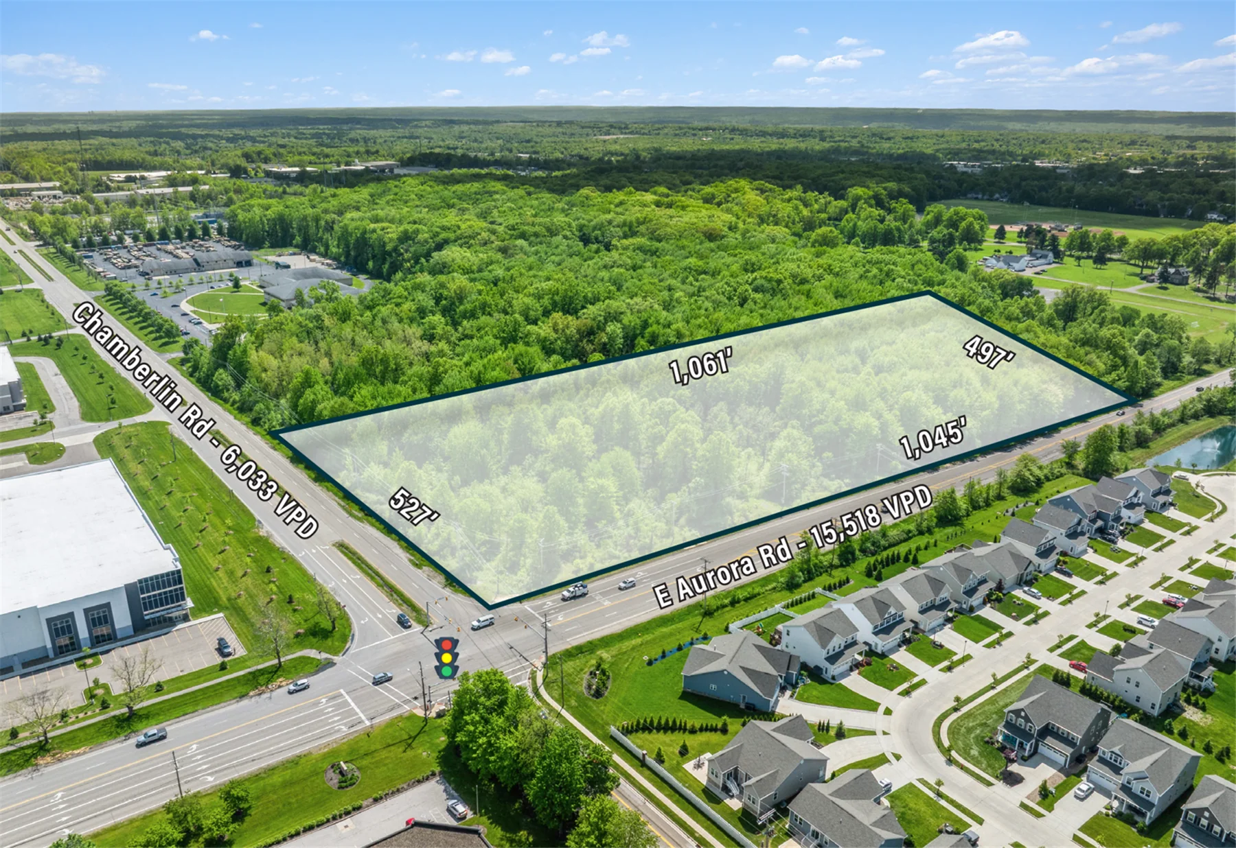11.33 Acres Zoned C-2 Land For Sale — Sale in Twinsburg, OH, photo 2 of 5