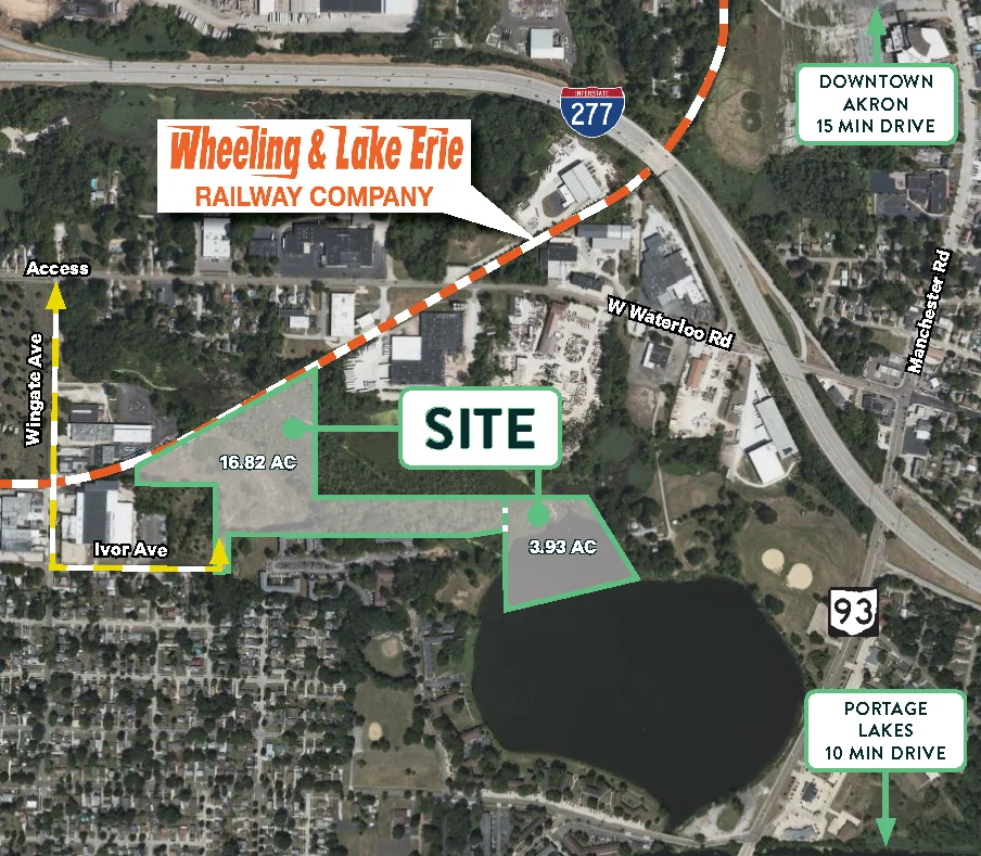 20.75 Acre Development Opportunity — Sale in Akron, OH, photo 1 of 1
