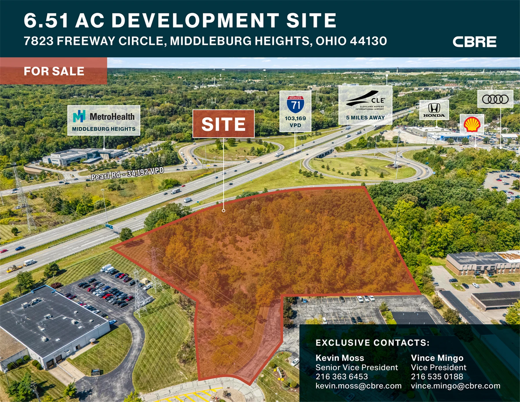 6.51 AC Development Site — Sale in Middleburg Heights, OH, photo 1 of 4