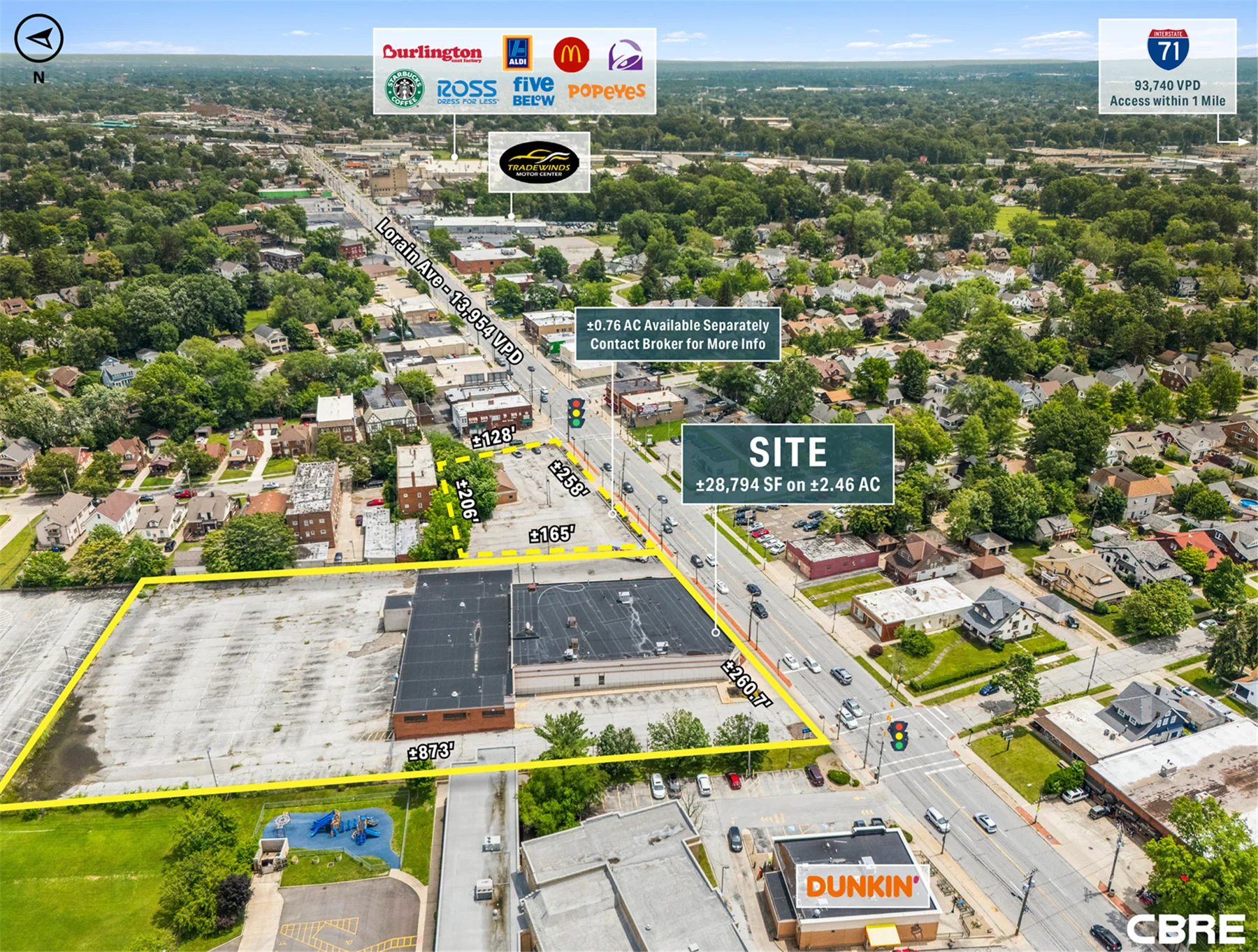 ±28,794 SF / ±2.46 AC Former Auto Dealership — Sale in Cleveland, OH, photo 3 of 6